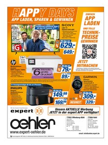 Fernseher im expert Prospekt "Top Angebote" mit 8 Seiten (Offenburg)