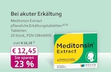Meditonsin Extract im aktuellen Prospekt bei mea - meine apotheke in Tettenweis