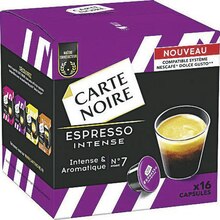 Capsules café expresso intense - Géant Casino à Clermont-Ferrand Capsules café expresso intense en promo chez Géant Casino Clermont-Ferrand à 2,59 €