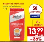 Intermezzo ganze Kaffeebohnen im Netto Marken-Discount Prospekt Intermezzo ganze Kaffeebohnen von Segafredo im aktuellen Netto Marken-Discount Prospekt für 13,99 €