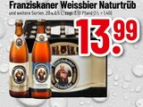 Trinkgut Worms - Weissbier Naturtrüb Angebot im Prospekt Weissbier Naturtrüb bei Trinkgut im Worms Prospekt für 13,99 €