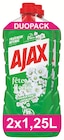 Nettoyant ménager fêtes des fleurs fraicheur muguet - AJAX en promo chez Netto Perpignan à 4,40 €