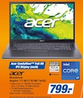 Aspire 17 (A17-51M-74J2) im Angebot bei expert in Wolfsburg Aspire 17 (A17-51M-74J2) Angebote von Acer bei expert Wolfsburg für 799,00 €