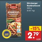 Nürnberger Rostbratwurst im Angebot bei Netto Marken-Discount in Wermelskirchen Nürnberger Rostbratwurst Angebote von HoWe bei Netto Marken-Discount Wermelskirchen für 2,79 €
