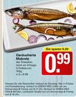 Geräucherte Makrele im Angebot bei WEZ in Bad Oeynhausen Geräucherte Makrele Angebote bei WEZ Bad Oeynhausen für 0,99 €