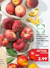 Span./ital. Plattpfirsiche für 2,99 € bei Kaufland im Angebot Span./ital. Plattpfirsiche im aktuellen Kaufland Prospekt