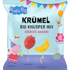 Kindersnack Peppa Pig Knusper Mix Erdbeer-Banane ab 3 Jahren im Angebot bei dm-drogerie markt in Dreieich Kindersnack Peppa Pig Knusper Mix Erdbeer-Banane ab 3 Jahren Angebote von KRÜMEL bei dm-drogerie markt Dreieich für 1,45 €