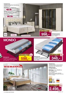 Bett im Möbel Inhofer Prospekt "ALLES IM GRÜNEN BEREICH" mit 12 Seiten (Reutlingen)
