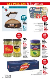 Prix et réduction Barilla dans le prospectus U Express en cours Offre Barilla dans le catalogue U Express du moment à la page 20