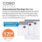 Vakuumbeutel Zip-Bags Set 1243 Angebote von Caso bei V-Markt Augsburg für 17,99 €