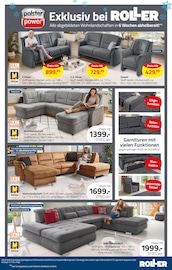 Couch im ROLLER Prospekt in Bremen Aktueller ROLLER Prospekt mit Couch, "Schneeflöckchen Preis-Schöckchen", Seite 5