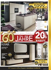 Spüle im BRAUN Möbel-Center Prospekt in Villingen-Schwenningen Aktueller BRAUN Möbel-Center Prospekt mit Spüle, "60 JAHRE BRAUN MÖBEL CENTER", Seite 15