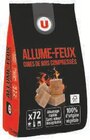 Pack de 72 cubes de bois compressés - U en promo chez Super U Thonon-les-Bains à 2,99 €
