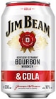 Bourbon Whiskey & Cola von Jim Beam für 1,99 € bei REWE im Angebot Bourbon Whiskey & Cola von Jim Beam im aktuellen REWE Prospekt