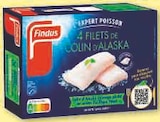 Filets de Colin d'Alaska Surgelés - Findus - Super U à Yerres Filets de Colin d'Alaska Surgelés - Findus en promo chez Super U Yerres à 3,28 €