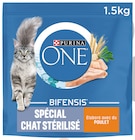 Croquettes Spéciales Chat Stérilisé Poulet - Purina One en promo chez Intermarché Hyper Toulon à 2,72 €