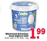 Land Joghurt mild 3,5% Fett im Angebot bei E center in Baden-Baden Land Joghurt mild 3,5% Fett Angebote von Milchwerk Schwaben bei E center Baden-Baden für 1,99 €