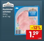 Kochhinterschinken im Netto Marken-Discount Prospekt Kochhinterschinken im aktuellen Netto Marken-Discount Prospekt für 1,29 €