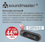 Radio im V-Markt Prospekt Uhrenradio UR6700AN von soundmaster im aktuellen V-Markt Prospekt für 44,99 €