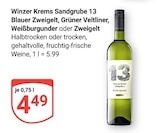 Sandgrube 13 Blauer Zweigelt im Angebot bei GLOBUS in Nettetal Sandgrube 13 Blauer Zweigelt Angebote von Winzer Krems bei GLOBUS Nettetal für 4,49 €