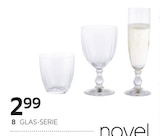 Glas-Serie „Georgia“ Angebote von Novel bei XXXLutz Möbelhäuser Darmstadt für 2,99 €