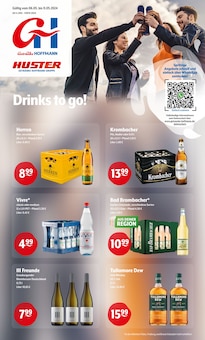 Aktueller Getränke Hoffmann Prospekt "Aktuelle Angebote" Seite 1 von 8 Seiten für Heinsdorfergrund