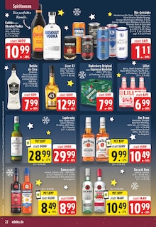 Vodka im EDEKA Prospekt "Aktuelle Angebote" mit 26 Seiten (Moers)