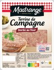 Terrine de campagne dorée au four - MADRANGE en promo chez Intermarché Hyper Lorient à 0,82 €