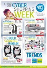 Trends Prospekt "CYBER SHOPPING WEEK ", 12 Seiten, für Hagen, 20.11.2019 - 26.11.2019 Trends Prospekt "CYBER SHOPPING WEEK ", 12 Seiten, für Hagen, 20.11.2019 - 26.11.2019