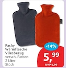 Wärmflasche Vliesbezug von Fashy für 5,99 € bei budni im Angebot Wärmflasche Vliesbezug von Fashy im aktuellen budni Prospekt