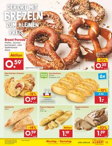 Brot im Netto Marken-Discount Prospekt "Aktuelle Angebote" mit 63 Seiten (Augsburg)