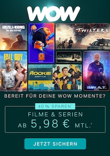Aktueller WOW Prospekt Aktueller WOW Prospekt "BEREIT FÜR DEINE WOW MOMENTE?" mit 1 Seite