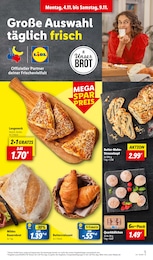 Lidl Brandteig Gebaeck im Prospekt 