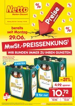 Netto Marken-Discount Prospekt für Neuwied mit 43 Seiten Netto Marken-Discount Prospekt für Neuwied: "MwSt.-PREISSENKUNG - WIR RUNDEN IMMER ZU IHREN GUNSTEN", 43 Seiten, 06.07.2020 - 11.07.2020