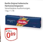 Original italienische Hartweizenteigwaren bei GLOBUS im Prospekt "" für 0,89 €
