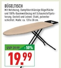 Aktuelle Bügelbrett Angebote bei Marktkauf in Herne Aktuelles BÜGELTISCH Angebot bei Marktkauf in Herne ab 19,99 €