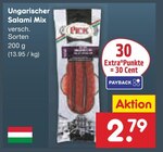 Ungarischer Salami Mix im Netto Marken-Discount Prospekt Ungarischer Salami Mix von Pick im aktuellen Netto Marken-Discount Prospekt für 2,79 €