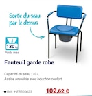 Fauteuil garde robe dans le catalogue Technicien de Santé