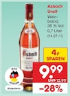 Uralt im Angebot bei Netto Marken-Discount in Peine Uralt Angebote von Asbach bei Netto Marken-Discount Peine für 9,99 €
