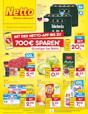 Aktueller Netto Marken-Discount Prospekt mit Rindfleisch, "Aktuelle Angebote", Seite 1