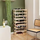 Castorama Messy - Promo Range-bouteilles en pin massif 54 compartiments H. 121 x L. 27 x P. 60 cm Promo Range-bouteilles en pin massif 54 compartiments H. 121 x L. 27 x P. 60 cm à 39,90 € dans le catalogue Castorama à Messy