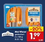 Mini Wiener im Angebot bei Netto Marken-Discount in Karlsruhe Mini Wiener Angebote von Moser bei Netto Marken-Discount Karlsruhe für 1,99 €