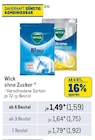 Wick ohne Zucker Angebote bei Metro Lingen für 1,59 €