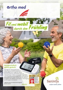 Sanitätshaus Orthomed GmbH Prospekt Fit und mobil durch den Frühling mit  Seiten in Dreieich und Umgebung