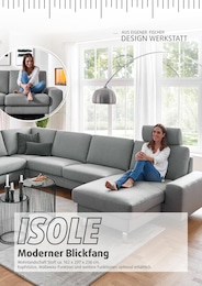 Wohnlandschaft im Polstermöbel Fischer Prospekt Wohnlandschaft im Polstermöbel Fischer Prospekt "AUS EIGENER DESIGN WERKSTATT" auf Seite 20