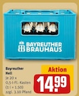 Aktuelles Bayreuther Hell Angebot bei REWE in Meerbusch ab 14,99 €