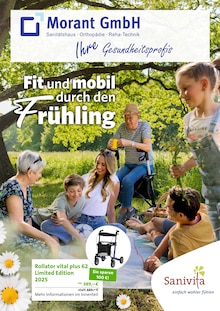 Sanitätshaus G. Morant GmbH Prospekt Fit und mobil durch den Frühling mit 6 Seiten