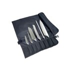 Messer 6er Set, Edelstahl, L: 10/ 13/ 17/ 20/ 25/ 30.6 cm, inkl. Tasche, schwarz von METRO PROFESSIONAL im aktuellen METRO Prospekt