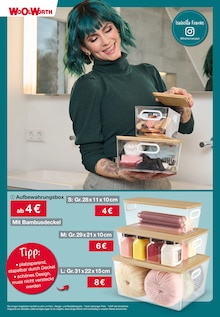 Schubladenbox Angebot im aktuellen Woolworth Prospekt auf Seite 4