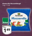 Bio Mozzarellakugel Angebote von Alnatura bei GLOBUS Erfurt für 1,49 €